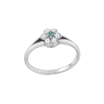 Silberring Damen aus Silber 925 mit Zirkonia