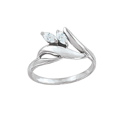 Silberring Damen aus Silber 925 mit Zirkonia