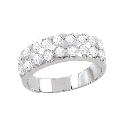 Silberring Damen aus Silber 925 mit Zirkonia