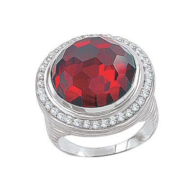 Silberring Damen aus Silber 925 mit Zirkonia