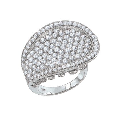 Silberring Damen aus Silber 925 mit Zirkonia