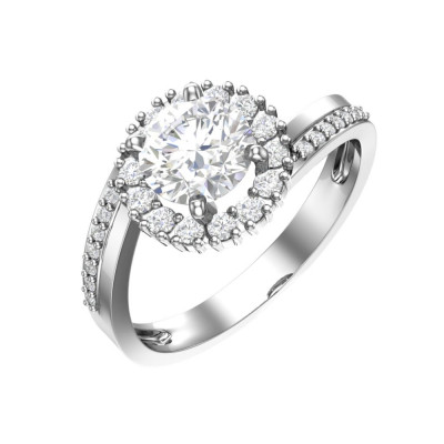 Silberring Damen aus Silber 925 mit Zirkonia