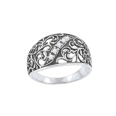 Silberring Damen aus Silber 925 mit Zirkonia