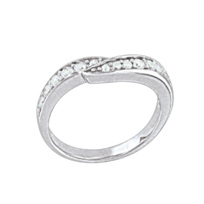 Silberring Damen aus Silber 925 mit Zirkonia