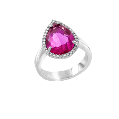 Silberring Damen aus Silber 925 mit Zirkonia