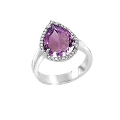 Silberring Damen aus Silber 925 mit Zirkonia