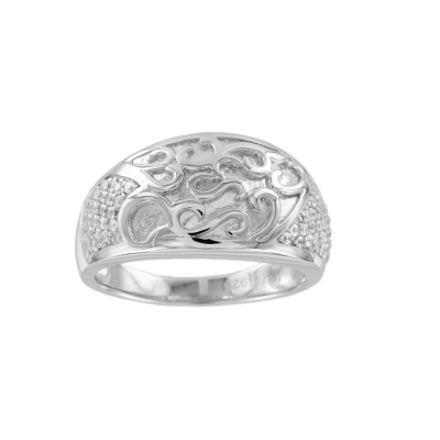 Silberring Damen aus Silber 925 mit Zirkonia