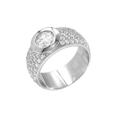 Silberring Damen aus Silber 925 mit Zirkonia