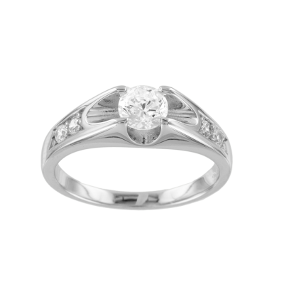 Silberring Damen aus Silber 925 mit Zirkonia