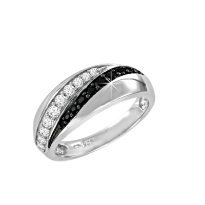 Silberring Damen aus Silber 925 mit Zirkonia