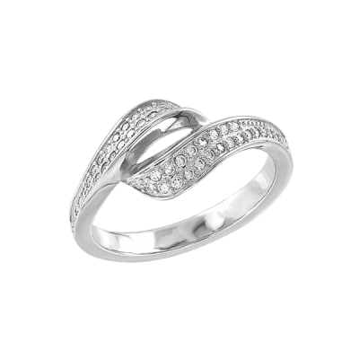 Silberring Damen aus Silber 925 mit Zirkonia