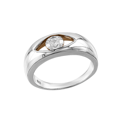 Silberring Damen aus Silber 925 mit Zirkonia