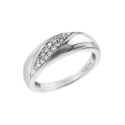 Silberring Damen aus Silber 925 mit Zirkonia