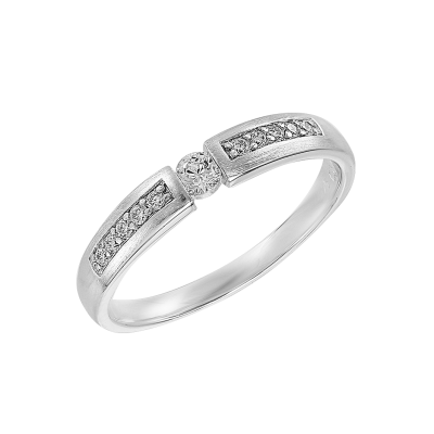 Silberring Damen aus Silber 925 mit Zirkonia