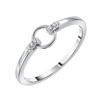 Silberring Damen aus Silber 925 mit Zirkonia
