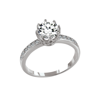 Silberring Damen aus Silber 925 mit Zirkonia