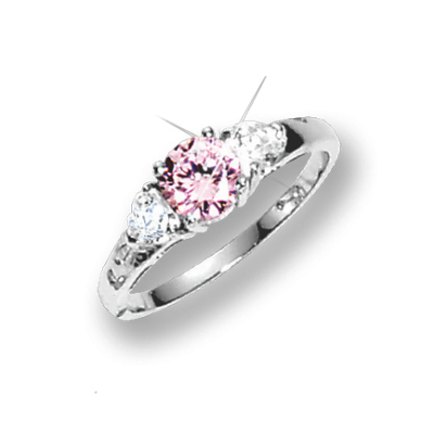 Silberring Damen aus Silber 925 mit Zirkonia