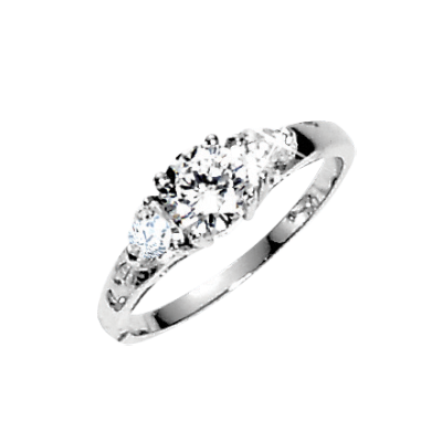 Silberring Damen aus Silber 925 mit Zirkonia