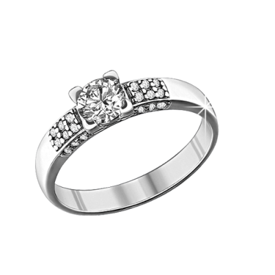 Silberring Damen aus Silber 925 mit Zirkonia