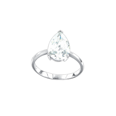 Silberring Damen aus Silber 925 mit Zirkonia