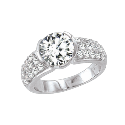 Silberring Damen aus Silber 925 mit Zirkonia