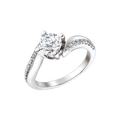 Silberring Damen aus Silber 925 mit Zirkonia