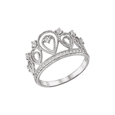 Silberring Damen aus Silber 925 mit Zirkonia