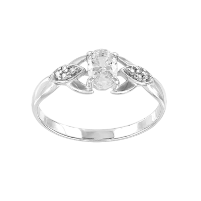 Silberring Damen aus Silber 925 mit Zirkonia