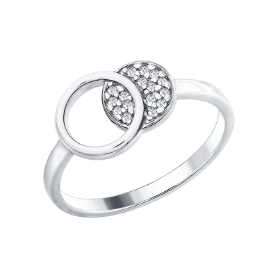Silberring Damen aus Silber 925 mit Zirkonia