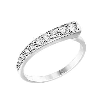 Silberring Damen aus Silber 925 mit Zirkonia