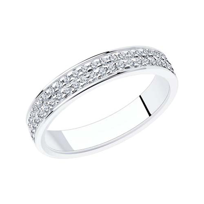 Silberring Damen aus Silber 925 mit Zirkonia
