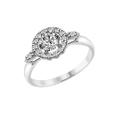 Silberring Damen aus Silber 925 mit Zirkonia