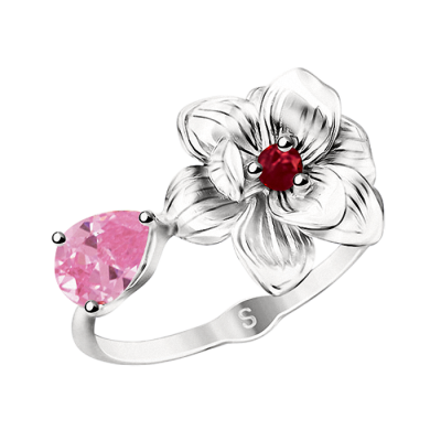 Silberring Damen aus Silber 925 mit Zirkonia
