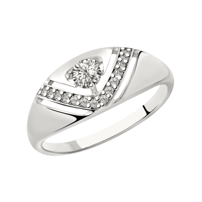 Silberring Damen aus Silber 925 mit Zirkonia