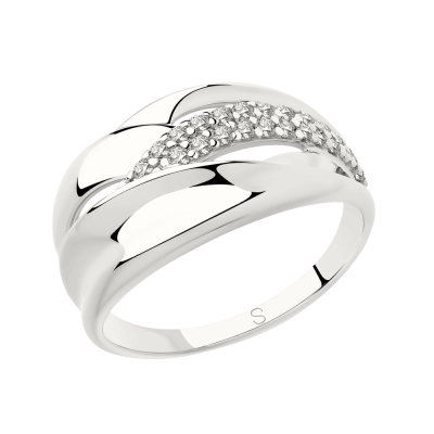 Silberring Damen aus Silber 925 mit Zirkonia