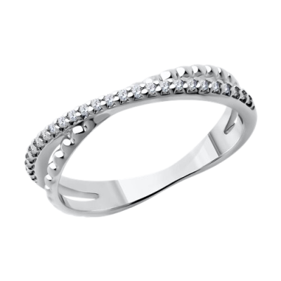 Silberring Damen aus Silber 925 mit Zirkonia