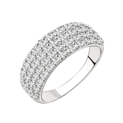 Silberring Damen aus Silber 925 mit Zirkonia