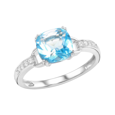 Silberring Damen aus Silber 925 mit Zirkonia