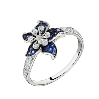 Silberring Damen aus Silber 925 mit Zirkonia