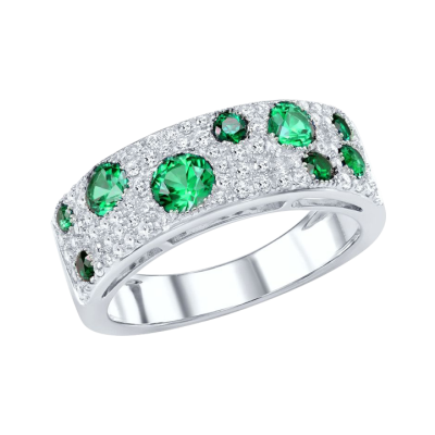 Silberring Damen aus Silber 925 mit Zirkonia