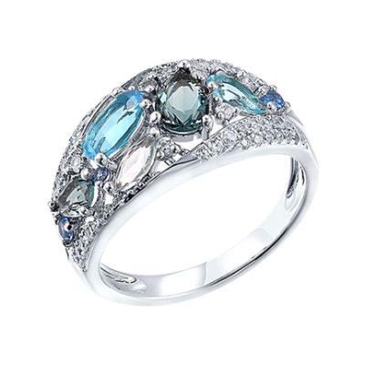 Silberring Damen aus Silber 925 mit Zirkonia