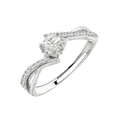 Silberring Damen aus Silber 925 mit Zirkonia