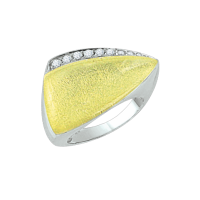 Silberring Damen aus Silber 925 mit Zirkonia und Quarz