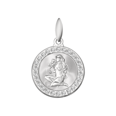 Sternzeichen Anhänger aus Silber 925 mit Zirkonia