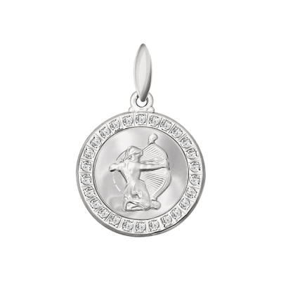 Sternzeichen Anhänger aus Silber 925 mit Zirkonia