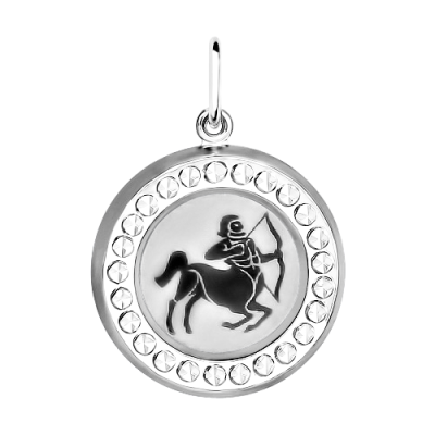 Sternzeichen Anhänger aus Silber 925 mit Zirkonia