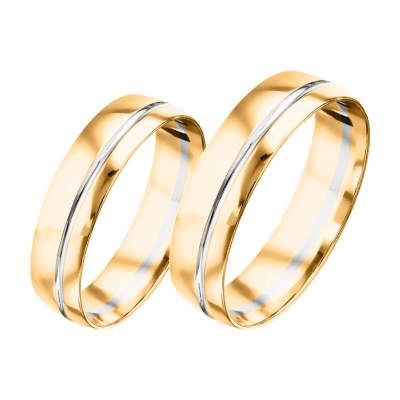 Trauring aus Gelbgold 585