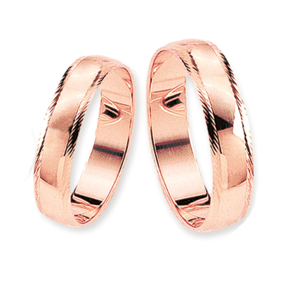 Trauring aus Rotgold 585