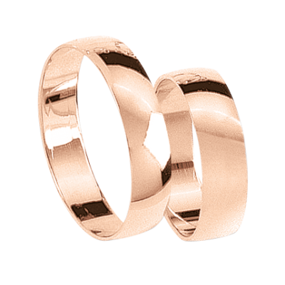 Trauring aus Rotgold 585