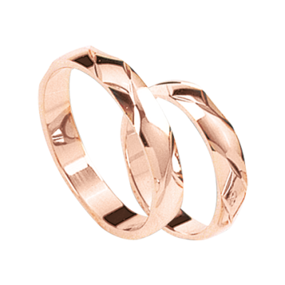 Trauring aus Rotgold 585